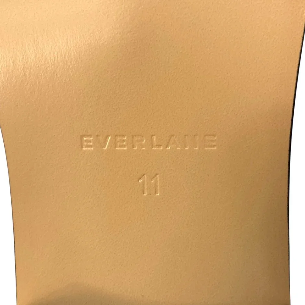 NEW EVERLANE The City Boot Leather Side Zip Block Square Toe Ankle Size 11 Black - Picture 14 of 16